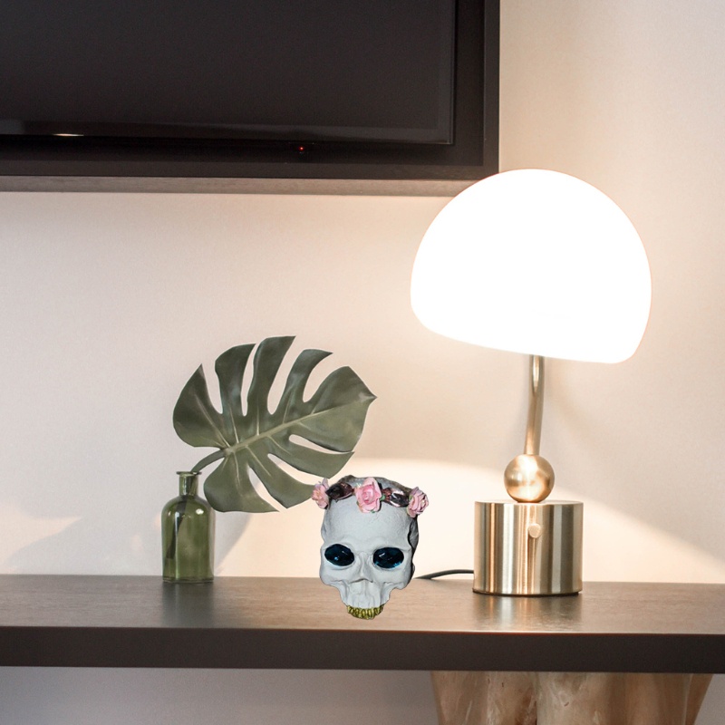 Khuôn Làm Nến Hình Đầu Lâu Phong Cách Âu Mỹ Cổ Điển Trang Trí Nhà Cửa