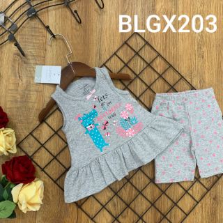 Bộ sát nách cho bé gái