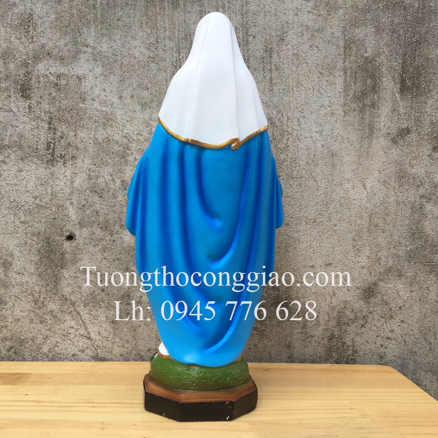Tượng Đức Mẹ Ban ơn 45cm