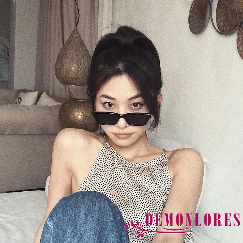 Kính mát gọng chữ nhật chống tia uv nhiều màu tùy chọn