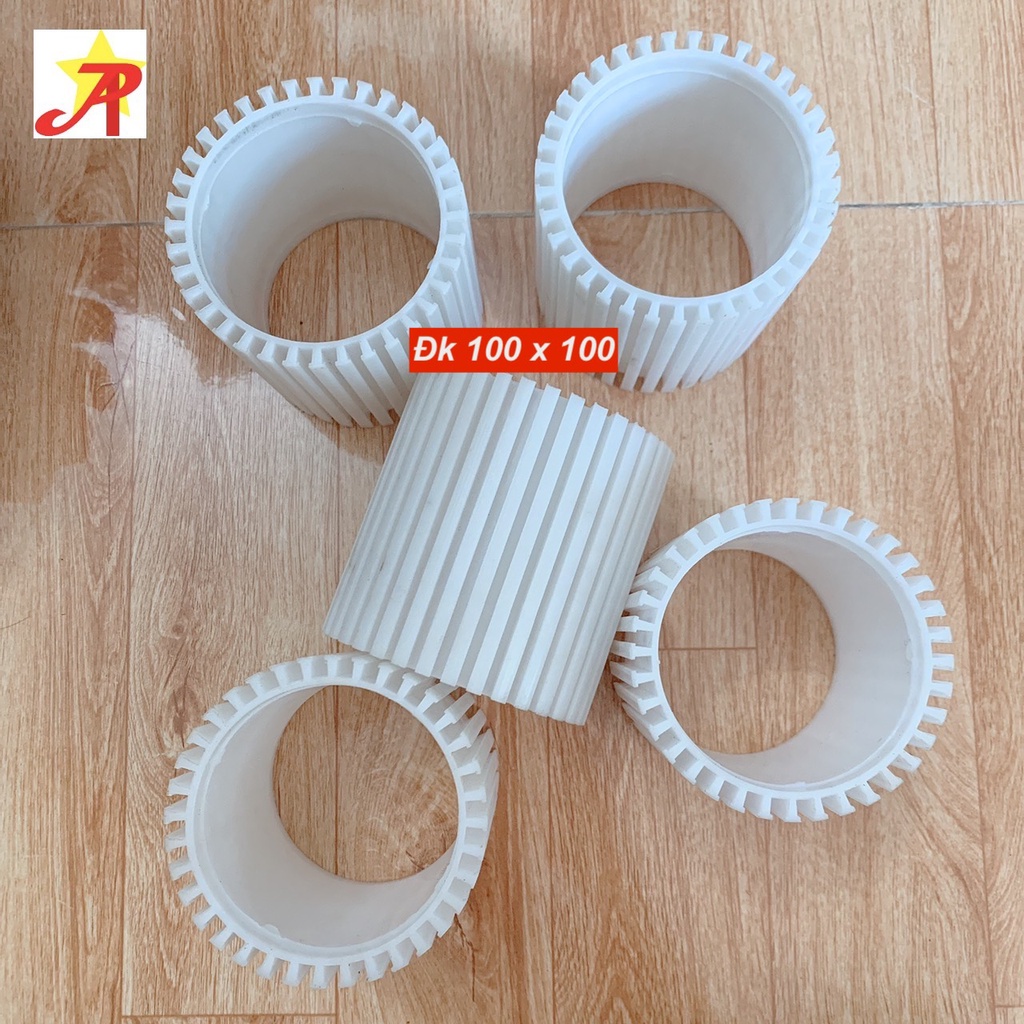 Trục nhựa nhám chổi 100 x 100
