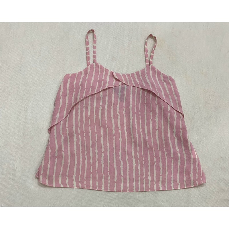 Áo voan kẻ sọc 2 dây Nino.maxx  - Thanh lý vnxk