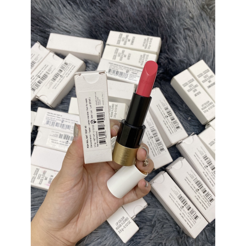 Son Hermes - Tester Full Box Trắng Các Màu