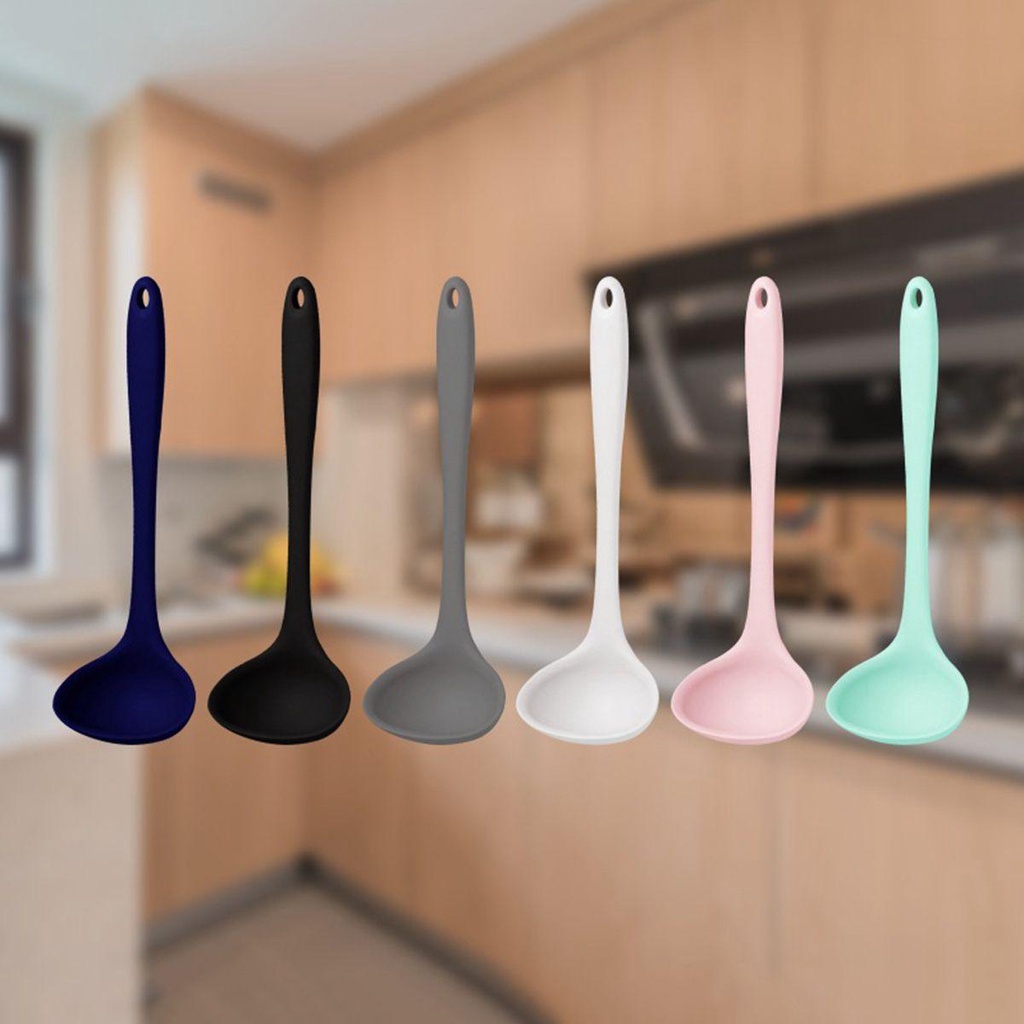 Muỗng Silicone Chống Dính Đa Chức Năng