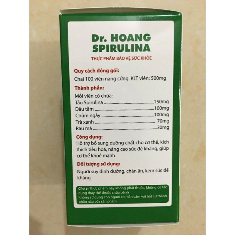 TẢO DR HOANG SPIRULINA (Bs. Lương Lễ Hoàng) | BigBuy360 - bigbuy360.vn
