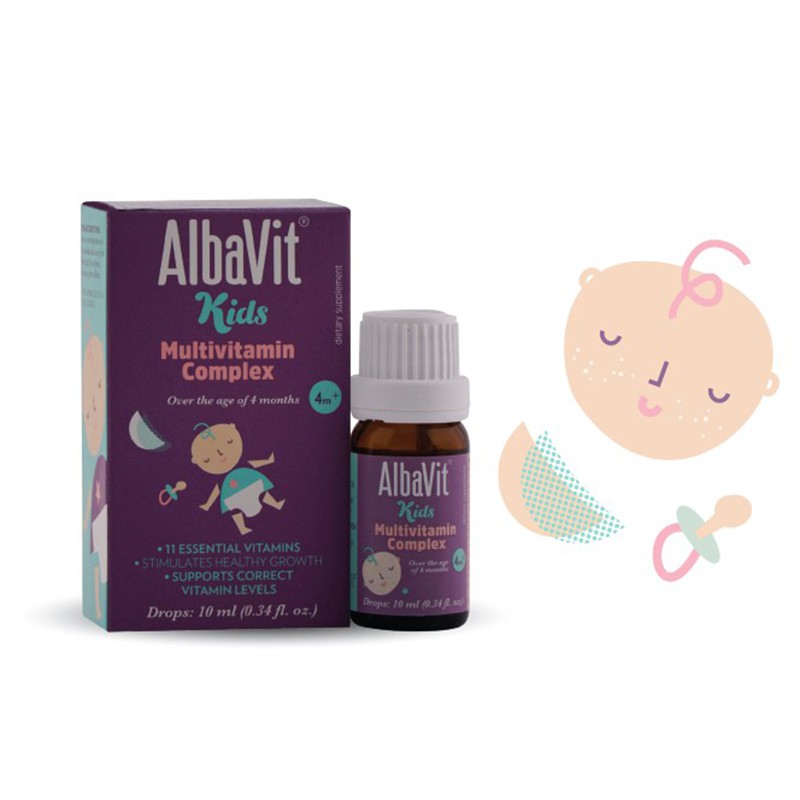 Albavit Kid Multivitamin Max Soluble Drops 10ml - Bổ sung các nhóm vitamin  giúp củng cố và phát triển ở trẻ nhỏ | Shopee Việt Nam