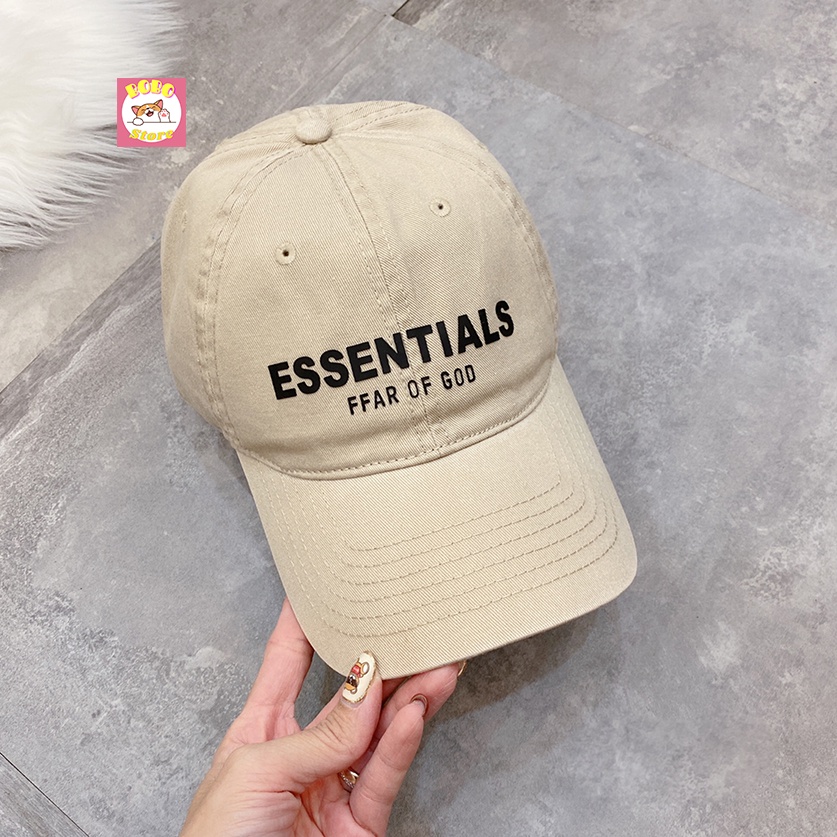 Mũ lưỡi trai Essentials unisex nhiều màu chất cotton mềm mại hot trend