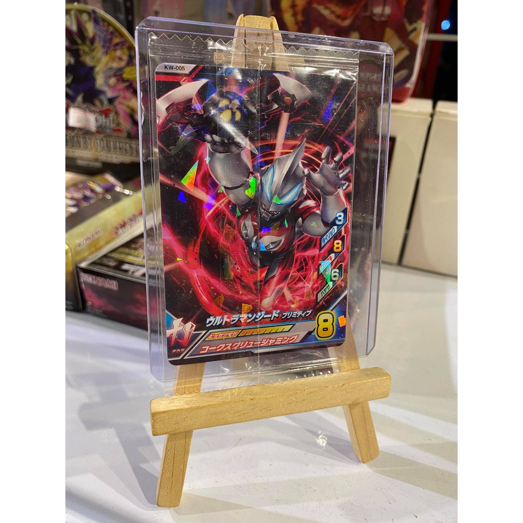 Thẻ bài sưu tầm bánh xốp Ultraman 8 - Ultraman Geed - Tặng bọc bài nhựa bảo quản