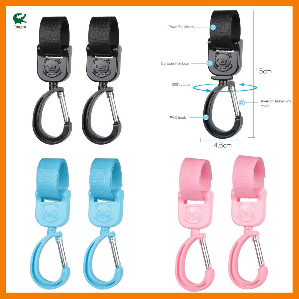 Móc treo đồ gắn xe đẩy em bé tiện lợi