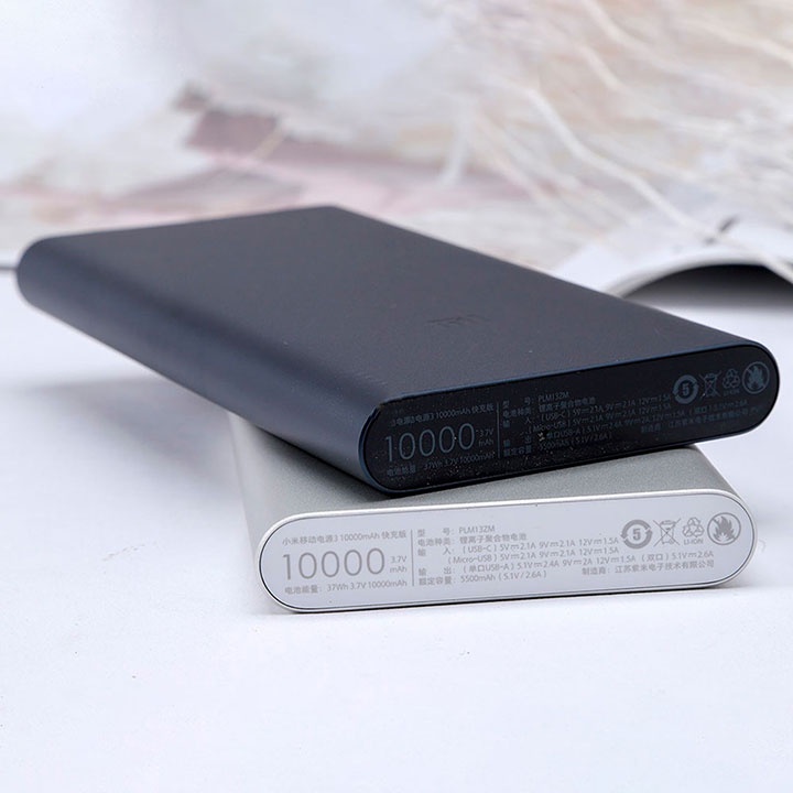 Pin sạc dự phòng Xiaomi 10000mAh Gen 3 PLM13ZM sạc nhanh 18W power bank