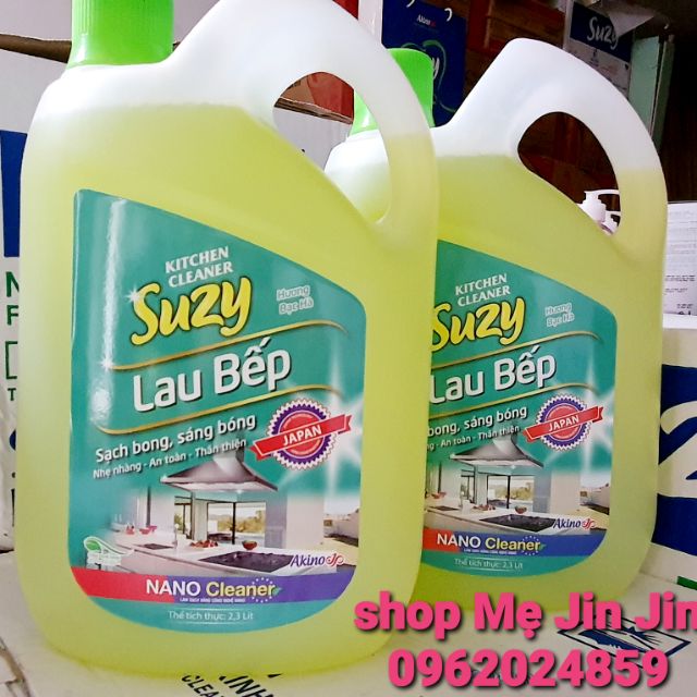 Nước lau bếp đa năng SUZY 2,3L - thành phần HỮU CƠ, chất lượng NHẬT BẢN