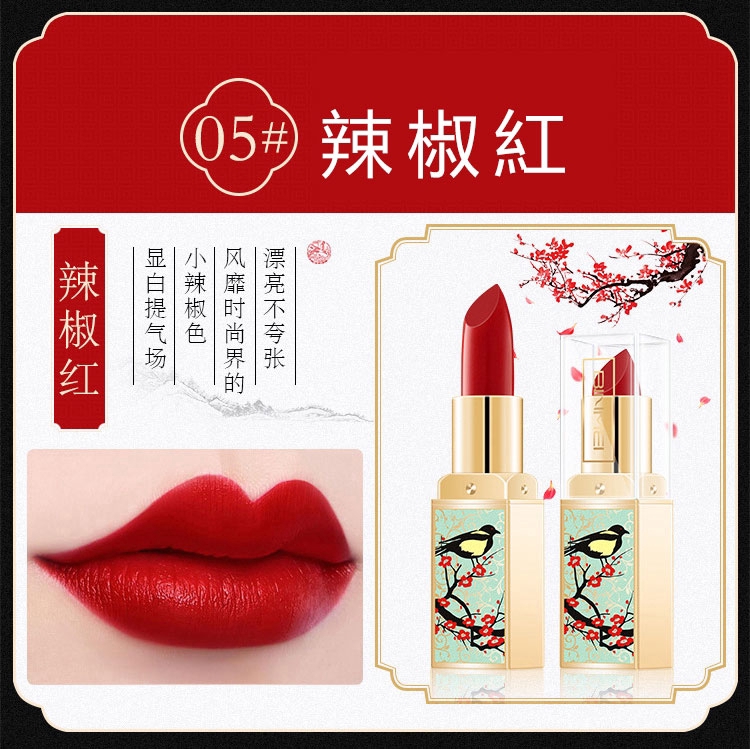 Son Môi 6 Màu Tùy Chọn Lâu Trôi Cao Cấp