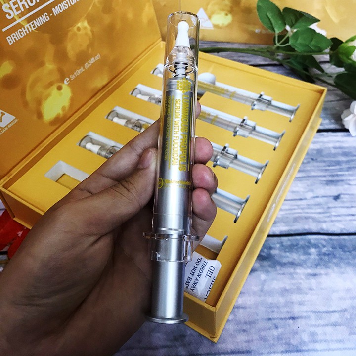 Serum Dưỡng- Trắng Da Cao Cấp Hiệu Golden Health Luminous Propolis Serum with Fucoidan 5 x 10 ml