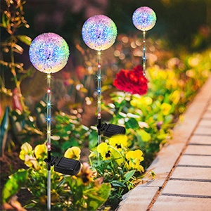 Đèn Trang Trí Vườn 2 Chế Độ Sáng Chạy Bằng Năng Lượng Mặt Trời 3 Đầu