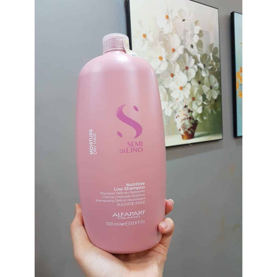 DẦU GỘI HOẶC KEM XẢ KHÔ ALFAPARF DÀNH CHO TÓC KHÔ XƠ MOISTURE 1000ML