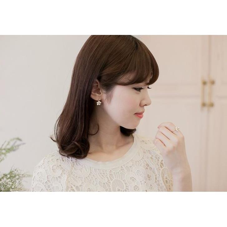 Khuyên tai bông tai hoa mai mùa xuân thời trang phong cách Hàn Quốc i20