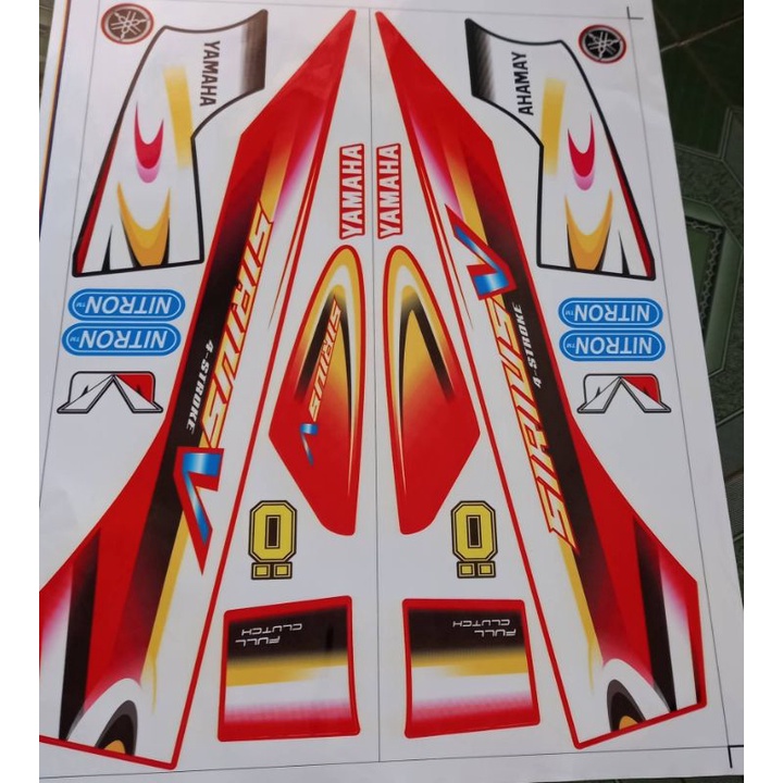 Tem rời dán xe sirius đời đầu