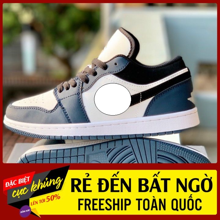 Giày thần thánh, giày sneaker cổ thấp màu navy Trung cao cấp kèm box tất dây phụ đóng hộp cattong bảo vệ