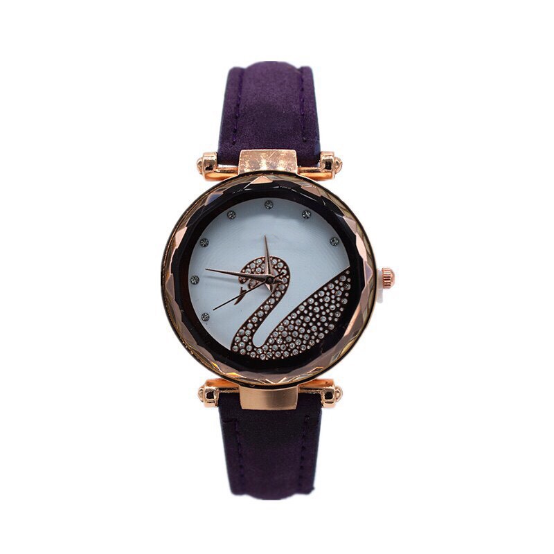 Đồng hồ thời trang nữ SHSHD mặt đính thiên nga G32 | BigBuy360 - bigbuy360.vn