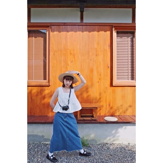 Giày da loafer cut out