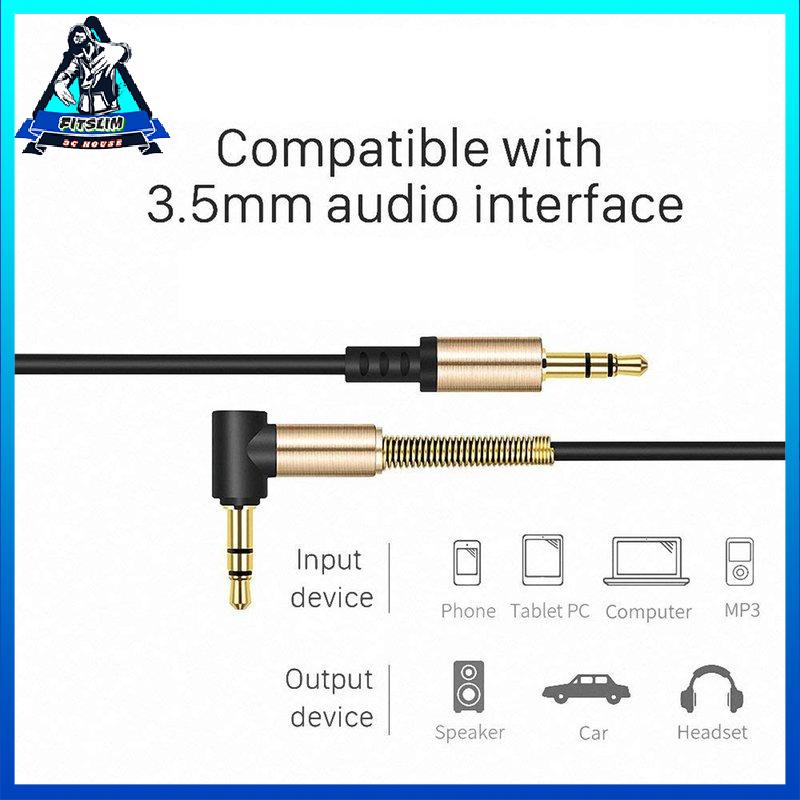 [Fitslim] 3.5mm Audio Cable Cable Male To Male Car Aux Auxiliary Audio Cable Cord