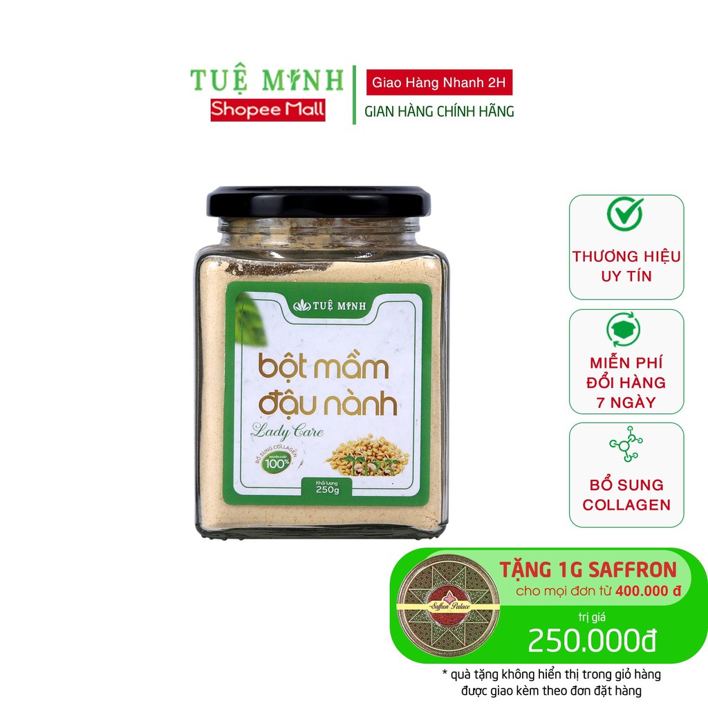 Bột mầm đậu nành TUỆ MINH 250 gram