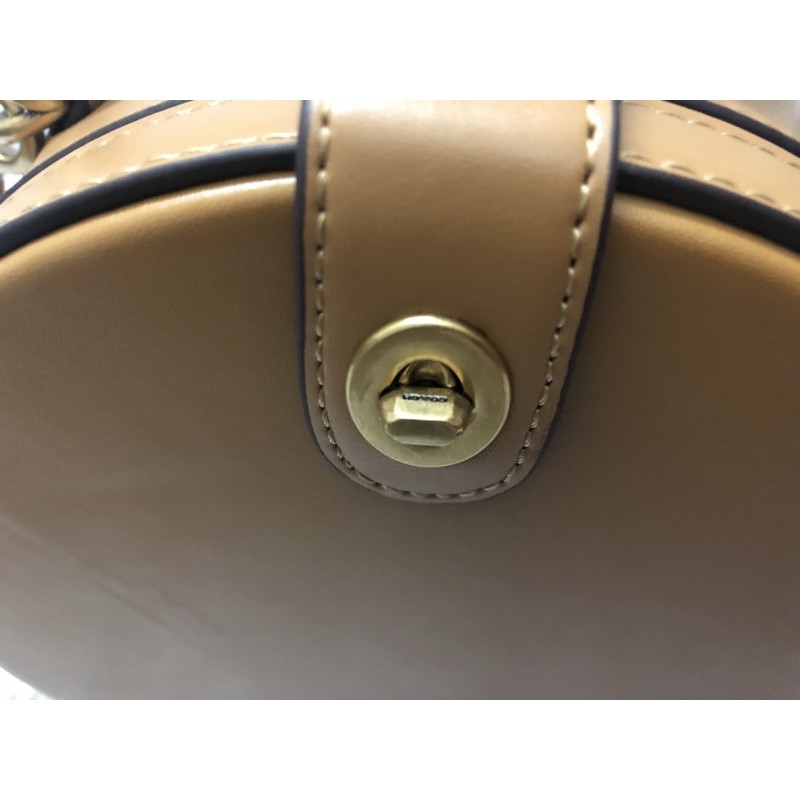 TÚI HỘP TRÒN XUẤT DƯ - DA THẬT - SẴN HÀNG