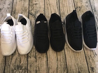 Giày sneaker 03 đen trắng nam