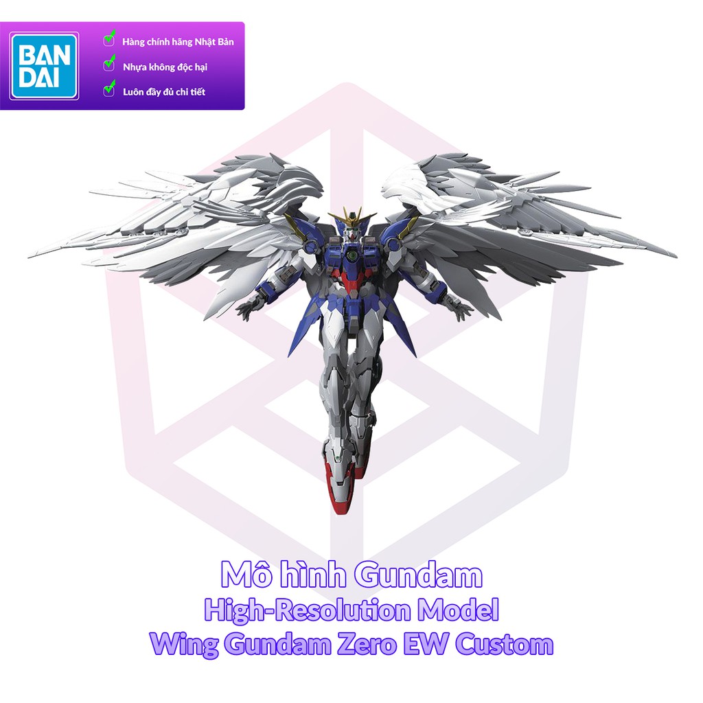 Mô Hình Gundam Bandai HIRM Wing Gundam Zero EW Custom 1/100 Gundam W EW [GDB] [BHRM]