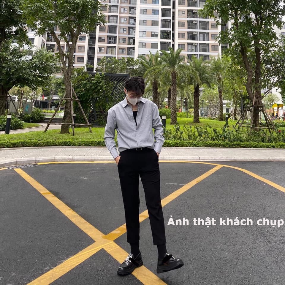 Quần âu nam dáng baggy ống rộng , vải xịn , co dãn , không phai màu phong cách Hàn Quốc | BigBuy360 - bigbuy360.vn