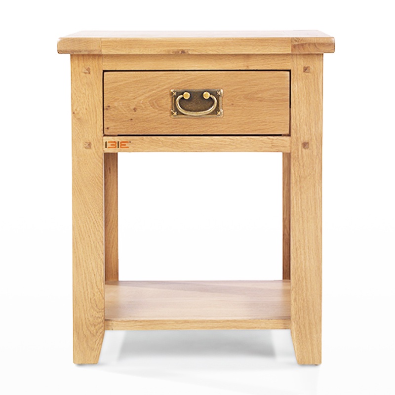 Tủ đầu giường Rustic 1 ngăn gỗ sồi IBIE
