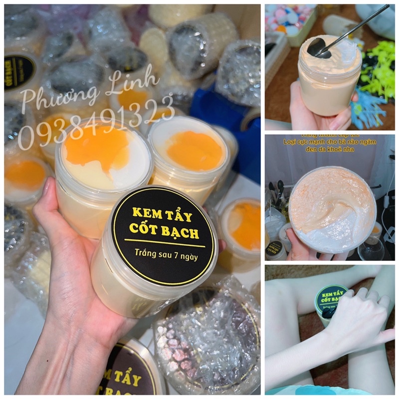 Kem Body Tẩy Cốt Bạch Trắng Mạnh - Hàng Chuẩn