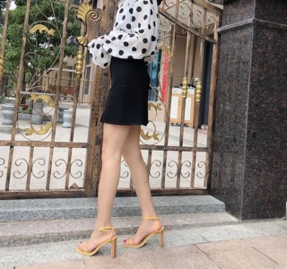 Sandal gót vuông 8.5cm ORDER
