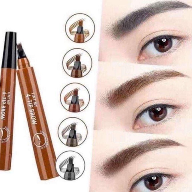 💞<SIÊU HOT> 💞Bút kẻ lông mày phẩy 4D, Chuyên nghiệp, chất lượng cao, vẽ phát ra ngay đường chân mày😘 | BigBuy360 - bigbuy360.vn