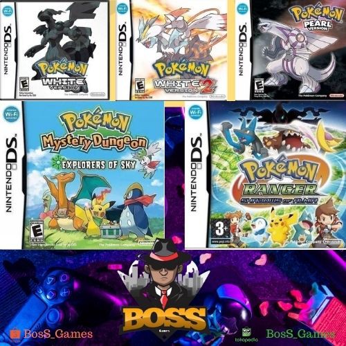 Dvd Game Pokemon Cho Máy Chơi Game Nintendo Ds