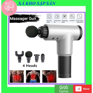 [HÀNG CHÍNH HÃNG] Máy massage rung cầm tay - 4 đầu - 6 chế độ - Máy mát-xa cho người lớn - BH 6 tháng