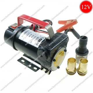 Bơm xăng dầu nhớt 12v/24v dp-4012 giá rẻ | máy bơm dp4012 12v/24v