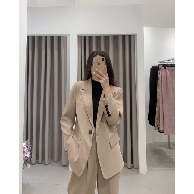 ZIEL Set blazer cao cấp may 2 lớp