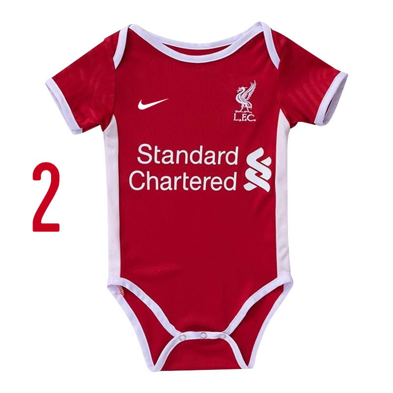 Bộ Áo Liền Quần 20-21 Chất Liệu Cotton In Logo Liverpool Barcelona 2020 Cho Bé Sơ Sinh 20/21 28CN