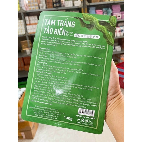 Tắm Trắng Tảo Biển 130g