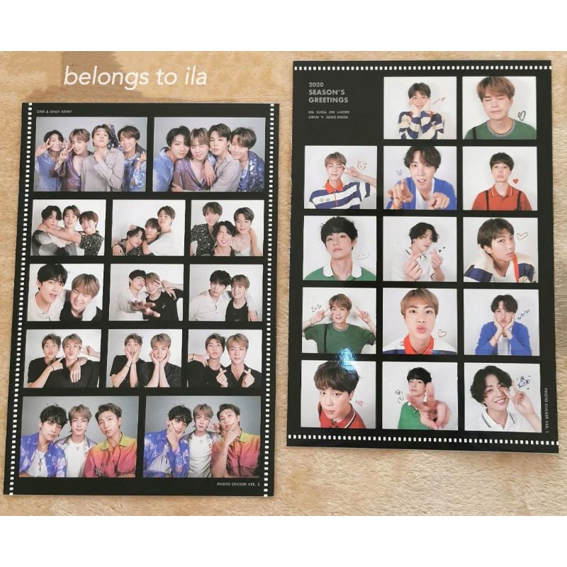 Season greeting ssgt 2020 BTS