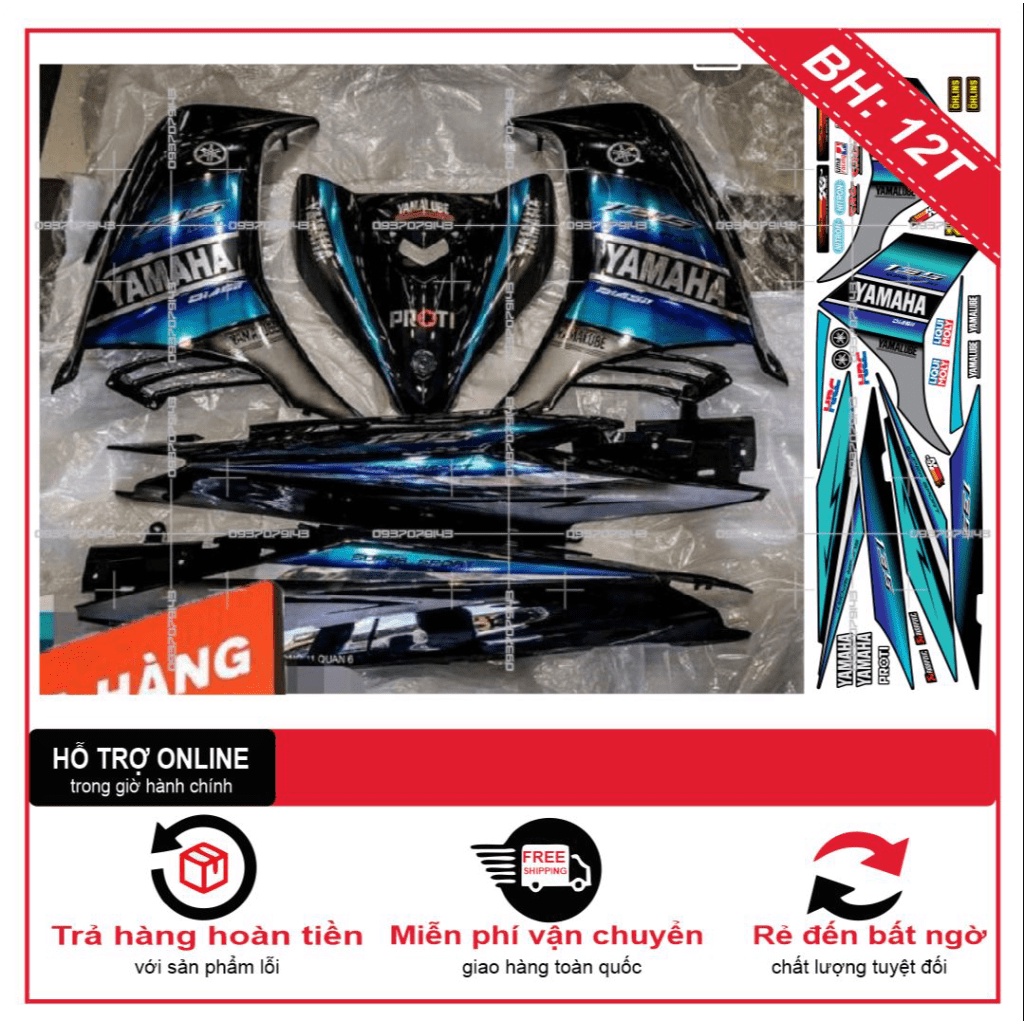 TEM RỜI EX 2011 CHẤT LIỆU CROM -- SHIN DECAL 2