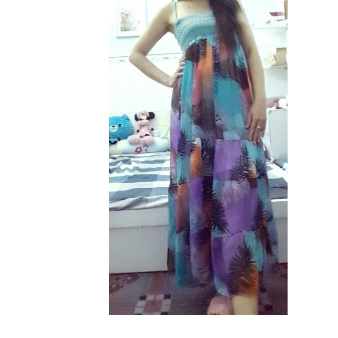 Thanh lý đầm maxi dưới 52kg