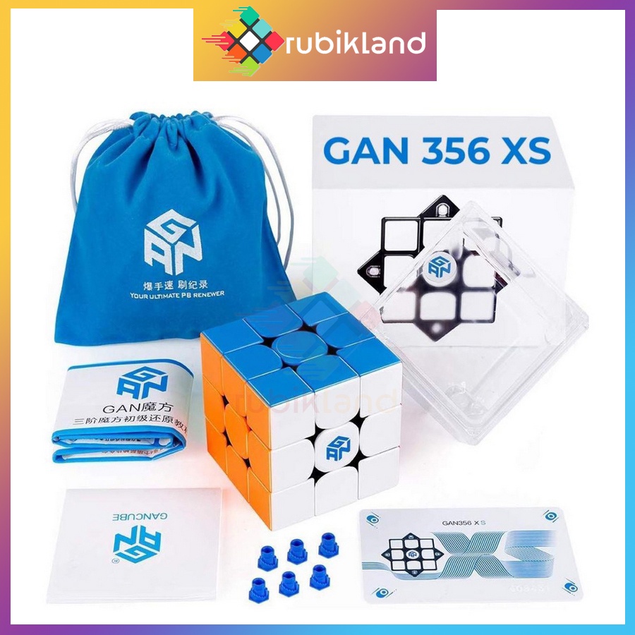 Rubik Gan 356 XS 3x3 Rubic 3 Tầng Có Nam Châm Dòng Cao Cấp Flagship Gan356XS Đồ Chơi Trí Tuệ Trẻ Em