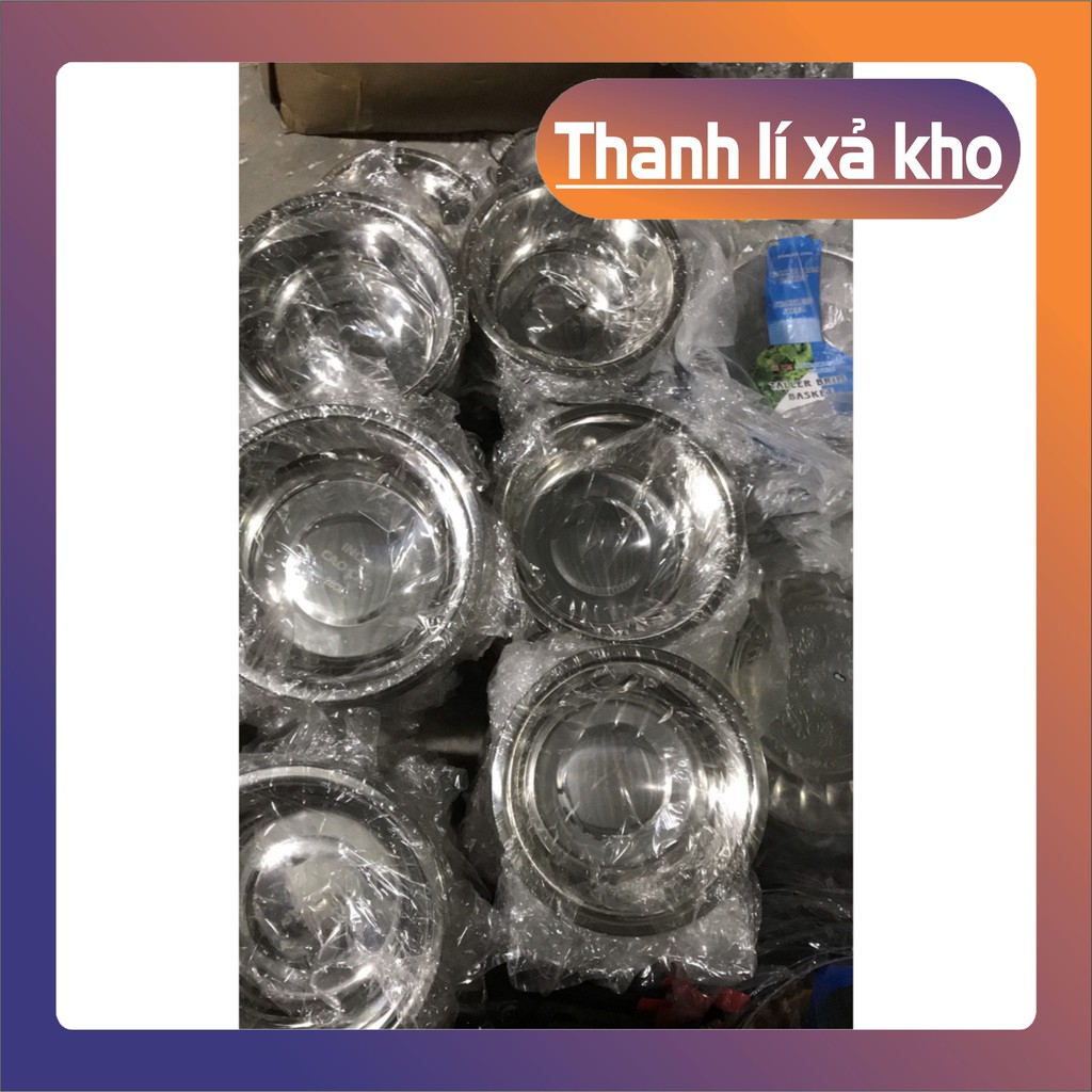 Thau inox 💖𝑭𝑹𝑬𝑬𝑺𝑯𝑰𝑷💖 Chậu Inox 304 - Âu Inox 304 Hàng Cao Cấp Nhập Khẩu Trực Tiếp Dày Dặn, Đẹp