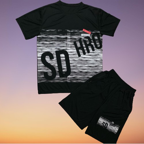 Bộ thể thao thun lạnh 2D mẫu Cánh Đen cam kết sản phẩm đồ hè thun lạnh chất lượng | BigBuy360 - bigbuy360.vn