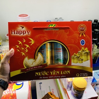 Lốc 6 lon nước yến Happy Bird’s Nest 6x190ml