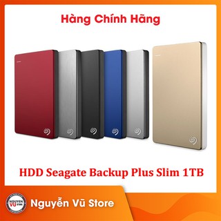Ổ Cứng Di Động HDD Seagate Backup Plus Slim 1TB 2.5" USB 3.0 - Hàng Chính Hãng
