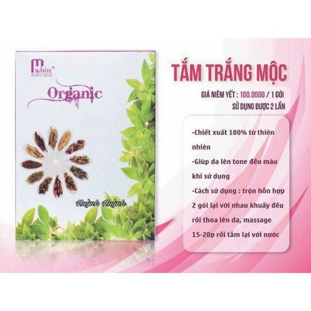 Tắm trắng mộc m'white