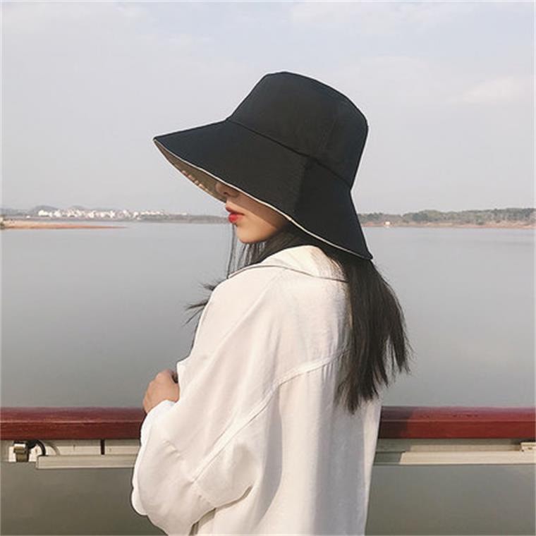 Mũ Bivota nón bucbet trơn 2 mặt- nón tai bèo vành rộng đi biển siêu đẹp MN14